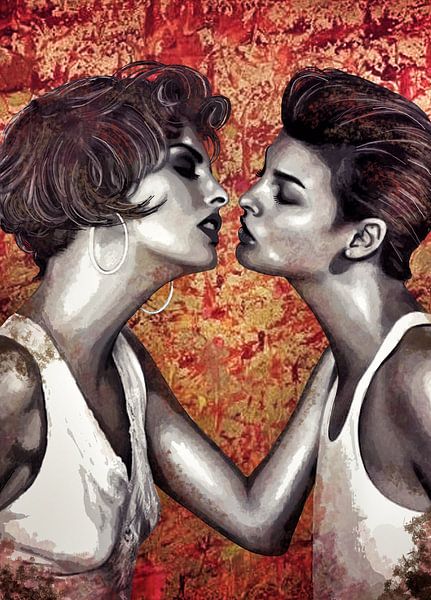 Fühlt Liebe, fühlt euch frei von KleurrijkeKunst van Lianne Schotman