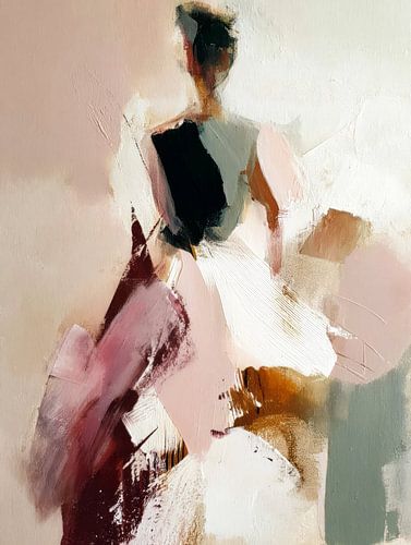Abstracte vrouw, moderne kunst van Studio Allee