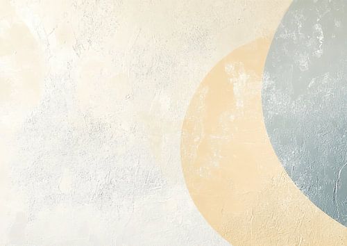 Beige and Grey-blue Composition