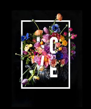 Flowers are love's truest language van Bert Hooijer