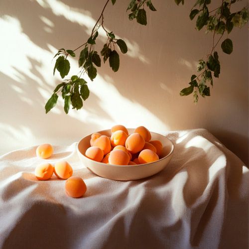 Vers fruit in het zachte licht