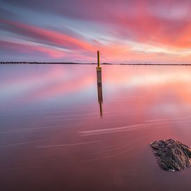 Fireworks over the Schildmeer Steendam Groningen by Rick Goede