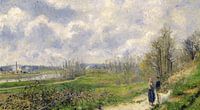 Camille Pissarro,Koolsmaak in de buurt van Pontoise van finemasterpiece thumbnail