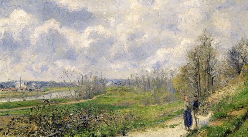 Camille Pissarro,Koolsmaak in de buurt van Pontoise van finemasterpiece