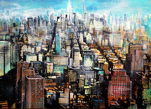 New York,  Midtown, Blick von Greenwich Village „Liza“