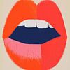 Lèvres pop sur Franka Poulain
