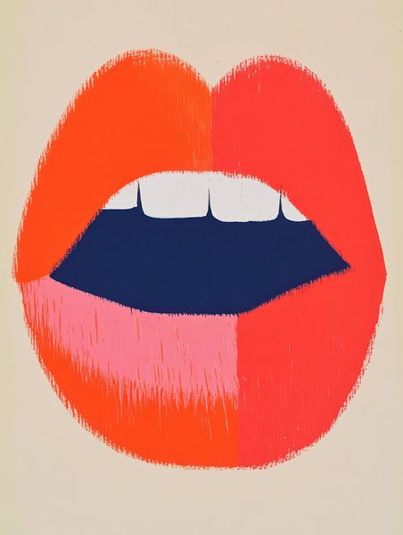 Lèvres pop par Franka Poulain