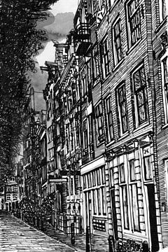 Groenburgwal Amsterdam Nederland van Hendrik-Jan Kornelis