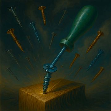 Screwdriver and Screws - Technical Tools