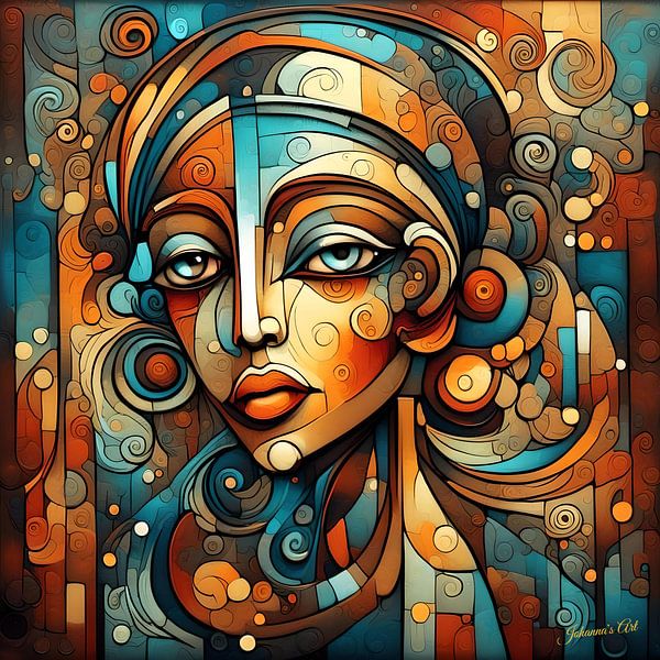 Hidden Narratives - Abstract Street Art 10 by Johannas Art Creations