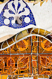Gaudí’s Orange Mosaic Details by MADK