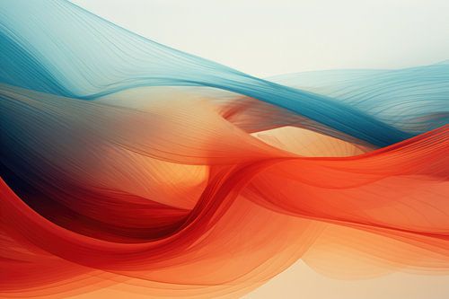 Modern abstract shapes and colours background