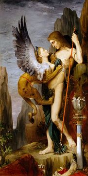 Oedipus en de Sfinx - Gustave Moreau