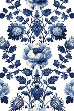 Bleu indigo Botanica sur ByNoukk