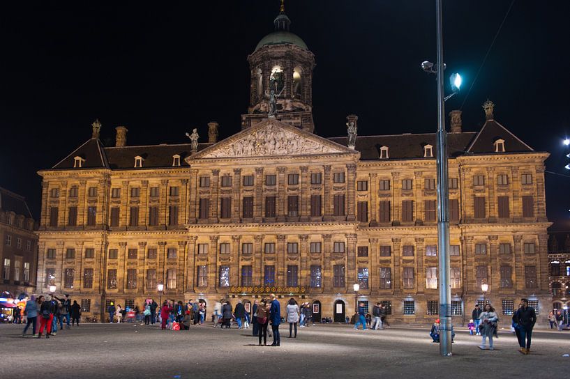 Paleis op de Dam in Amsterdam van Brian Morgan