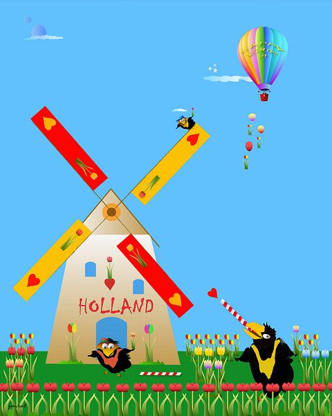 Happy Birds JM0005 by Johannes Murat