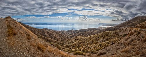 Landschap Cabo Cope en Regionaal Park Puntas de Calnegreegre in Spanje