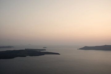 Santorini. Gouden Uur. van Lena Weisbek
