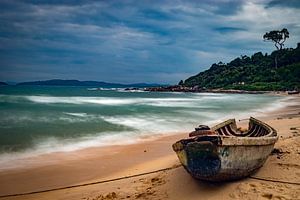 Strand in Vietnam van Nico  Calandra