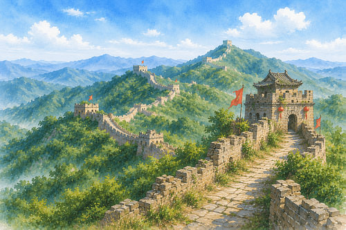 The Great Wall in Green
