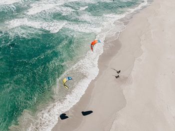 Kitesurfers at Hermanus