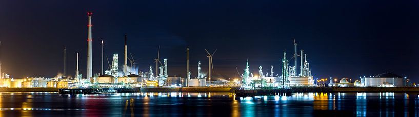 Le port de Rotterdam Panorama; industrie par Anton de Zeeuw