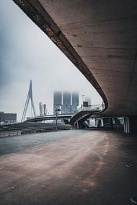 Rotterdam architecture on a misty day, Netherlands sur vedar cvetanovic