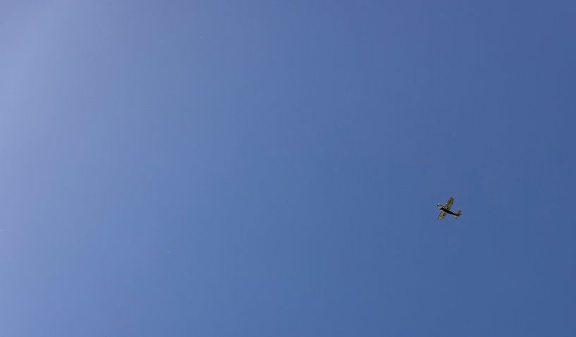 Fliegendes Flugzeug 2 von Percy's fotografie