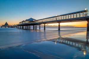 Ostsee - Seebrücke Heringsdorf (Usedom) bei Sonnenaufgang