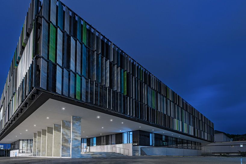 Nouvelle école de Wolfsburg de nuit par Marc-Sven Kirsch