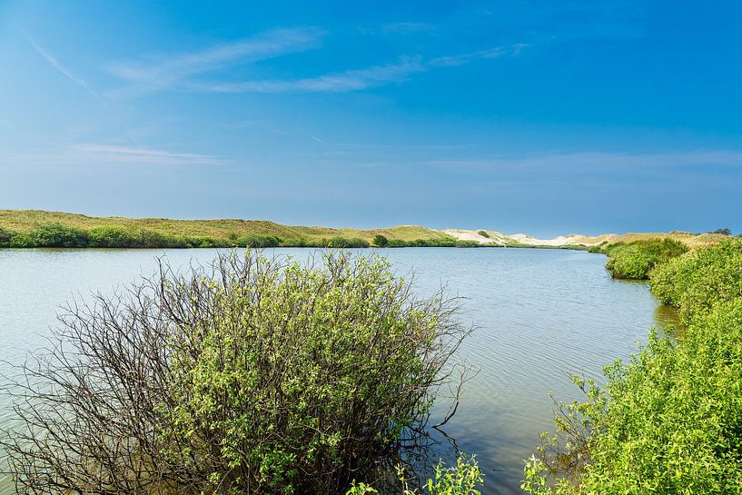 Landscape with dune lake Wriakhörn on the island of Amrum by Rico Ködder