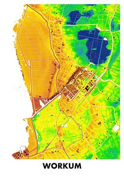 Elevation map Workum