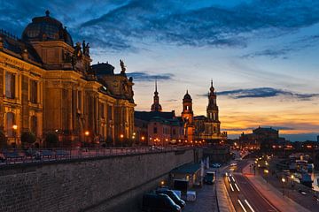 Brühlsche Terrasse Dresden von Gunter Kirsch