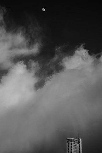 Rotterdam bei Mondschein