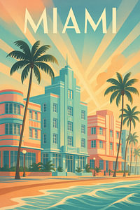 Miamis Art-Déco-Paradies - Ocean Drive bei Sonnenaufgang