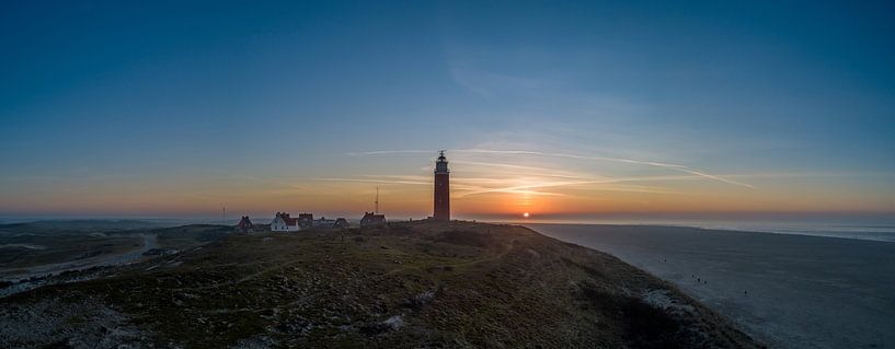 Eierland lighthouse Texel - sunset by Texel360Fotografie Richard Heerschap