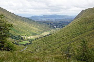 Glengesh Pass in Ierland