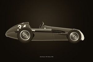 Alfa Romeo 158 Alfetta 1950 Schwarz-Weiß
