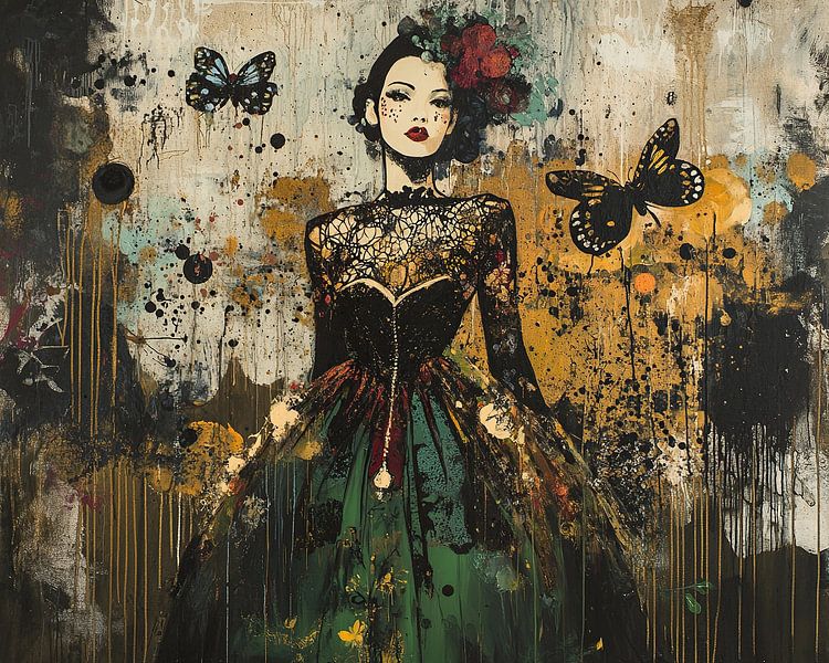 Butterfly Elegance by Eye catching paintings