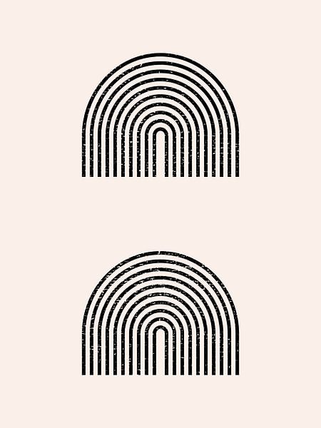 Retro 1920s vintage geometric shape in Bauhaus style. no.11 by Dina Dankers