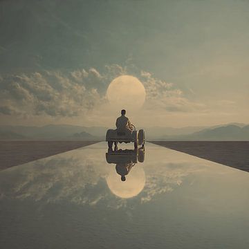 art surealism Journey Beyond the Infinite Road