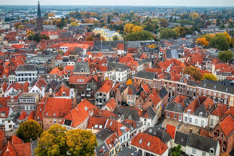 zutphen from above by michel nolsen