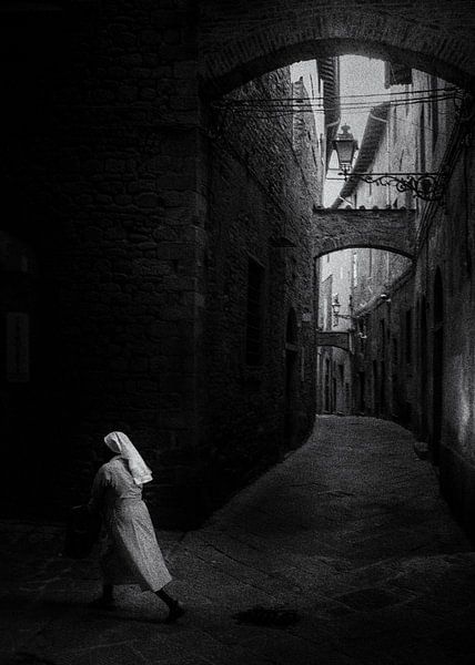Nun in Pistoia Tuscany by Frank Andree