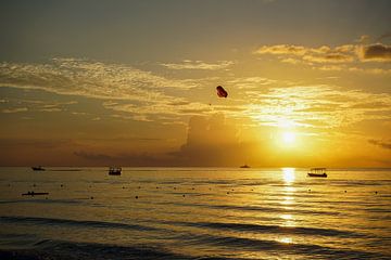 Zonsondergang in Jamaica van Bart Muller