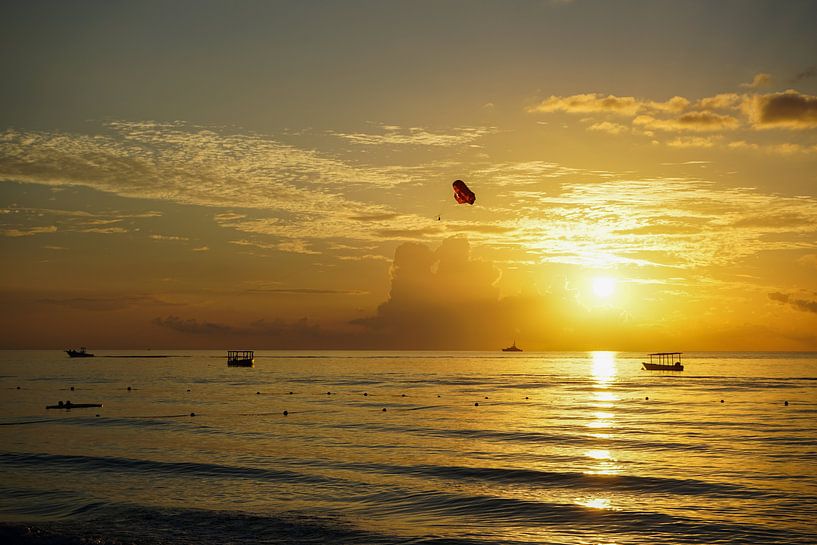 Zonsondergang in Jamaica by Bart Muller