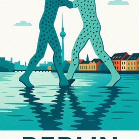 Berlin – Figures on the River Spree by Sabine Wagner