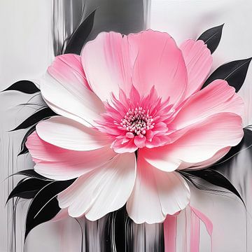 Abstracte bloem van Lars Vereijken