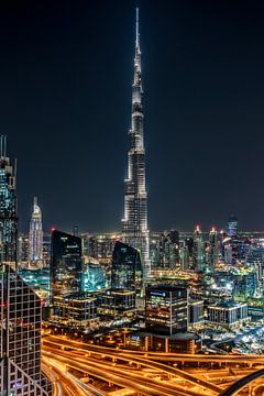 Dubai Skyline by Achim Thomae Photography