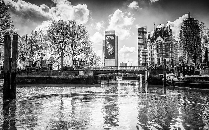 Zicht op Oudehaven vanuit Haringvliet Rotterdam von huub claessens