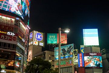 Neon advertising, Shibuya, Tokyo
